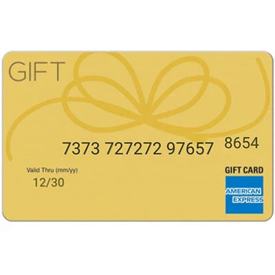 American Express $400 US Gift Card (6 Month Expiration)